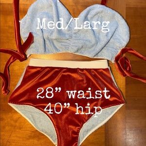 HANDMADE 2 PIECE SUNSUIT